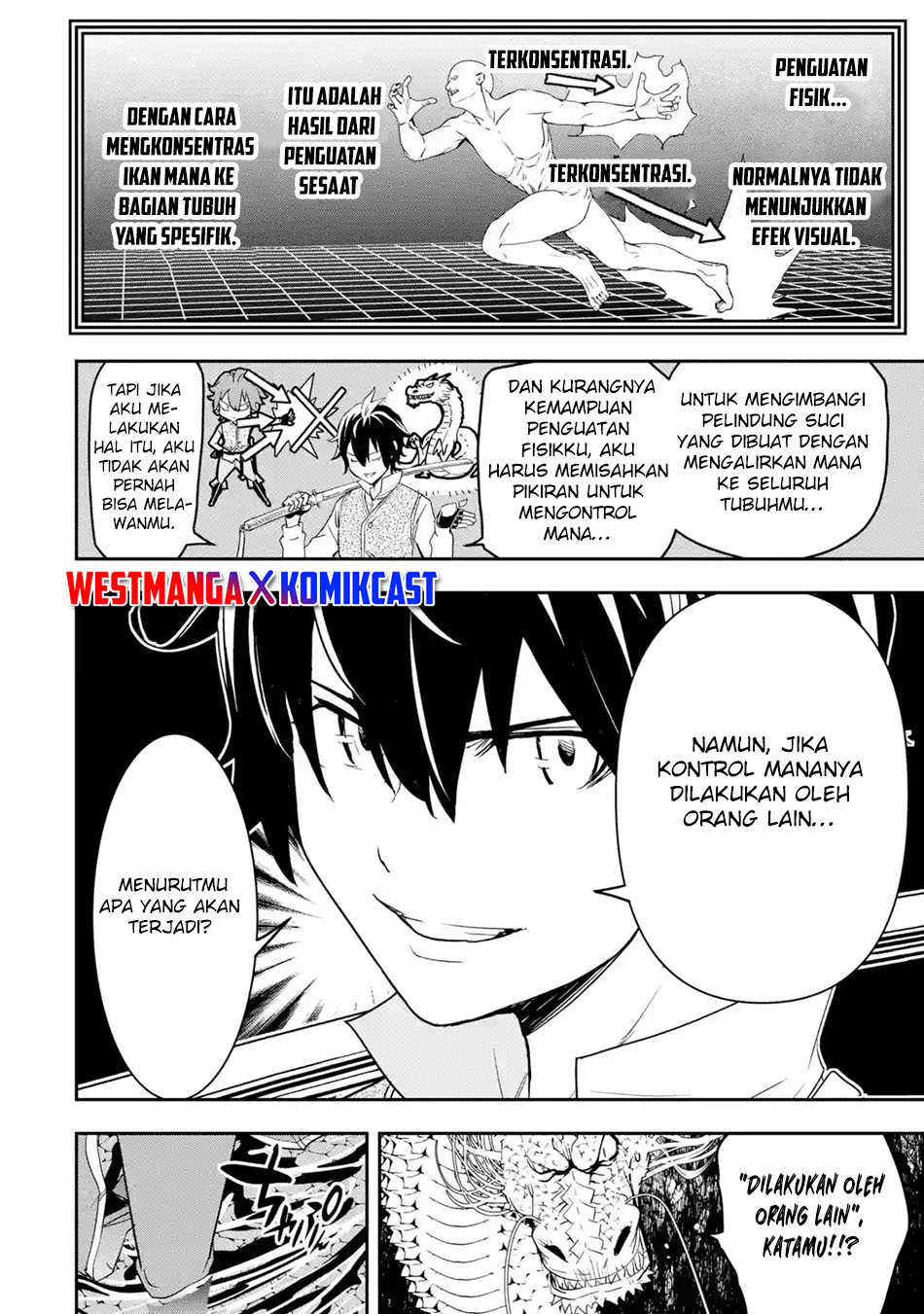 Rakudai Kenja Gakuin no Musou ~ Nidome no Tensei, S Rank Cheat Majutsushi Boukenroku Chapter 13.6 Bahasa Indonesia